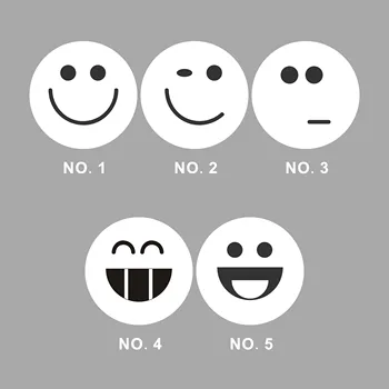 

Wholesale 450PCS 4CM Self Adhesive Sticker DIY Smile Expression Simple Lovely Pattern Wrapping/Packing Circular