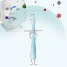 Зубная щетка с силиконовым наполнителем для детей