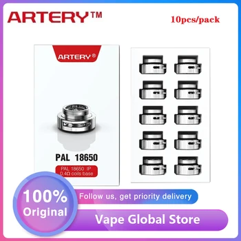 

Original Artery Pal 18650 base 10pcs/pack for Artery HP Coil Artery pal 2 Coil for Artery Pal 18650 Pod Kit E Cigarette