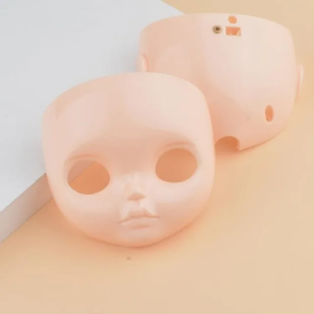 NBL Blyth Doll Accessories  for DIY Custom Doll Blyth, BJD Body Dome and Scalp Face without Makeup Eyes with Screws T-bar 20