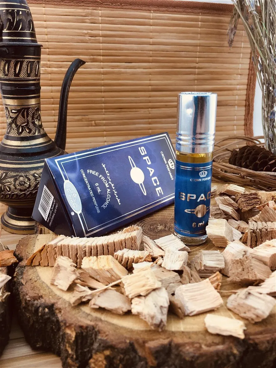 Арабские масляные духи Al Rehab Perfumes Space Аль Рехаб Парфюмс Спейс / Спэйс древесный