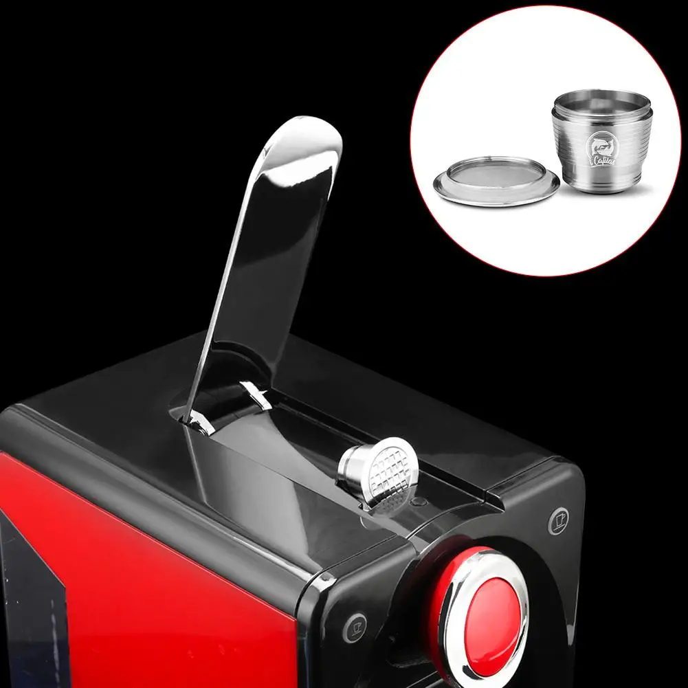 

Reusable Stainless Steel Coffee Refill Capsule Filter Cup for Nespresso Machines