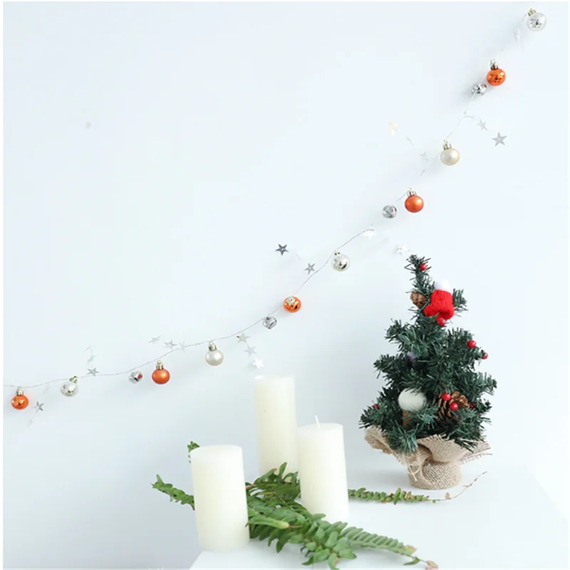 НОВАЯ РОЖДЕСТВЕНСКАЯ светодиодная гирлянда 2 м 20 Led Рождественские колокольчики рождественские украшения для дома год Navidad Natal