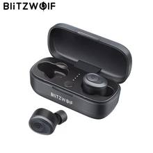 Blitzwolf BW FYE4 블루투스 5.0 TWS 진정한 무선 이어폰 AAC SBC HiFi 이어폰 이어폰 스테레오 사운드 양방향 전화 방수