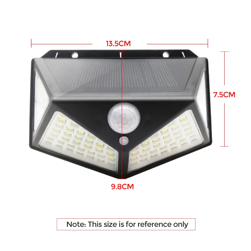 GBKOF 100 LED Solar Light Outdoor Solar Lamp Powered Sunlight Waterproof PIR Motion Sensor Street Light for Garden Decoration (3)