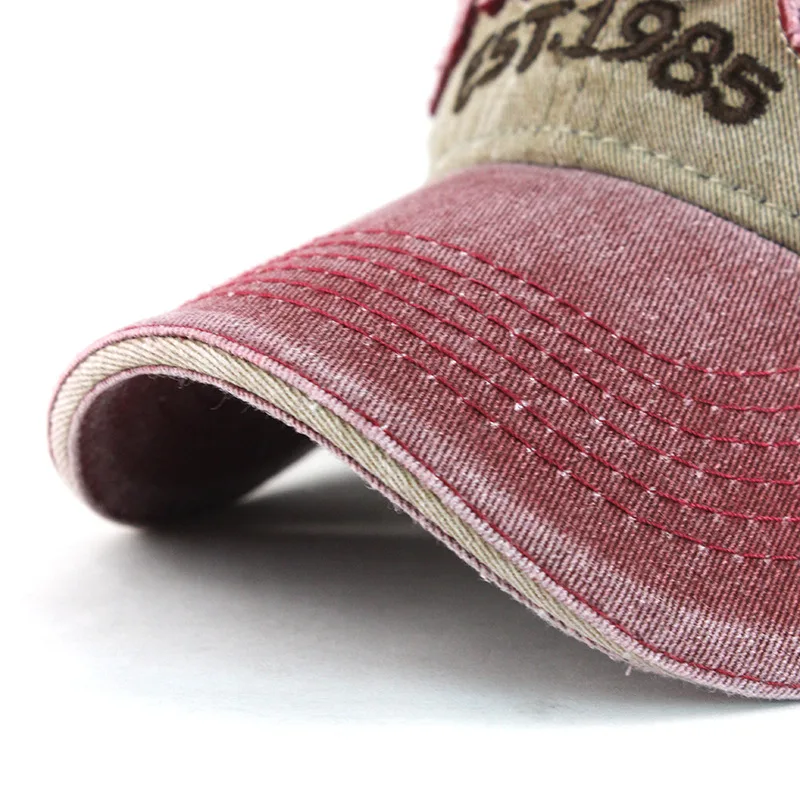 Ретро Бейсболка Шапки для унисекс вышивка слова Casquette Спортивная Повседневная Хип-хоп кепка дышащая Кепка кость бейсболка