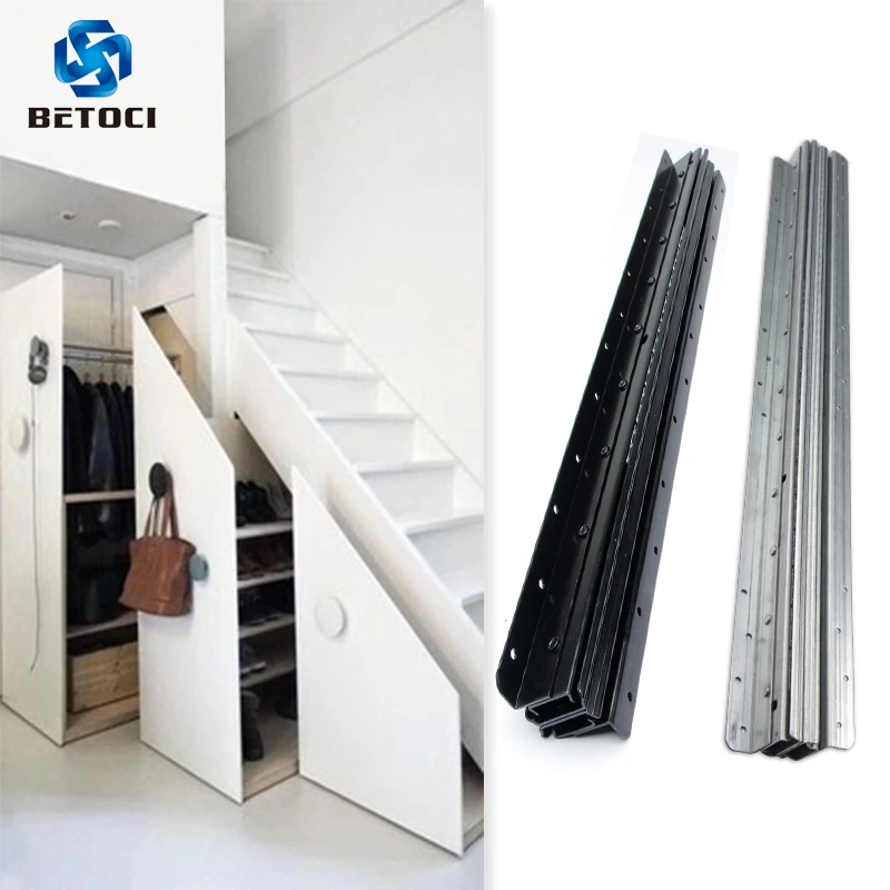 

BETOCI Hardware sliding track stairwell storage cabinet storage cabinet push and pull sliding track furniture hardware DZ0079-99