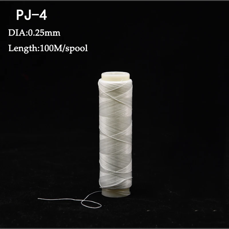 1pc PJ1/2/3/4/5 High Tensile Polyester Bait Elastic Thread Spool