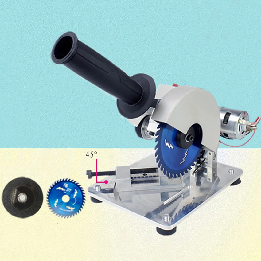 

96W Micro Cutting Machine Multifunctional Small Mini Table Saw Stainless Steel Copper Wood Stone Desktop Electric Circular Saw