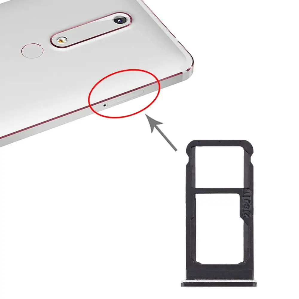 Лоток для sim-карт+ лоток для sim-карт/лоток для карт памяти Micro SD для Nokia 6,1/6()/TA-1043 TA-1045 TA-1050 TA-1054 TA-1068 TA