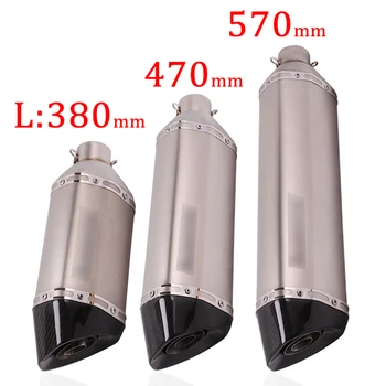 

For FZ6N FZ6S FZ1 FZ1000 FZ8 MT09 FZ09 NMAX155 R6 Universal Motorcycle Exhaust Escape Modified Muffler Pipe DB Killer Silencer