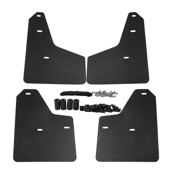 

Set of 4 Mudguards Mudflaps Fender Skirts fits 2012+ Ford Focus MK3 Models