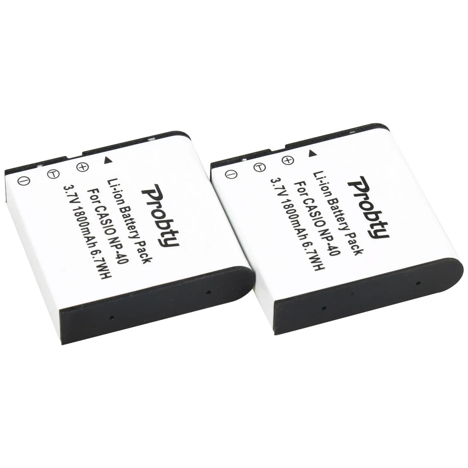 2pcs 1800mah Np40 Cnp40 Np40 Digital Camera Battery For Casio Exz30
