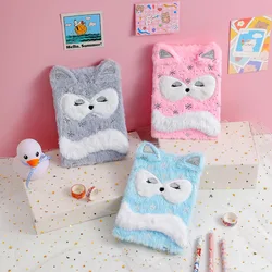 Kawaii – carnet de notes chat A5, carnet de croquis en peluche, Agenda, Agenda, papeterie, organisateur, mignon, pour l'école et le bureau 