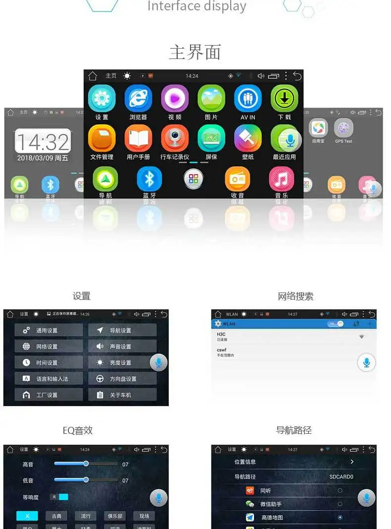 Top 2 Din Stereo Receiver Central Multimidia Android 7 Inch Capacitive Screen MP5 Bluetooth HD Player FM Navigation Auto Radio Car 11