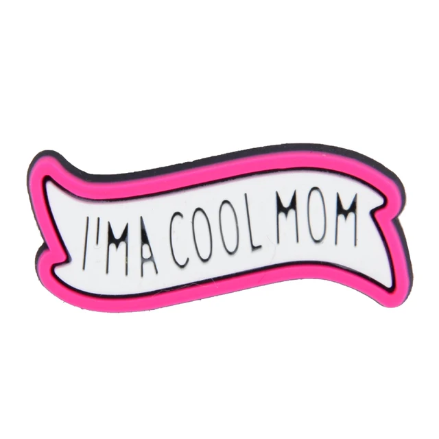 1Pcs Cool Words Doing Great Girls Croc Charms Shoes Accessories PVC JIBZ Buckle Charm for Croc Decorations Kids Party Gifts p6050