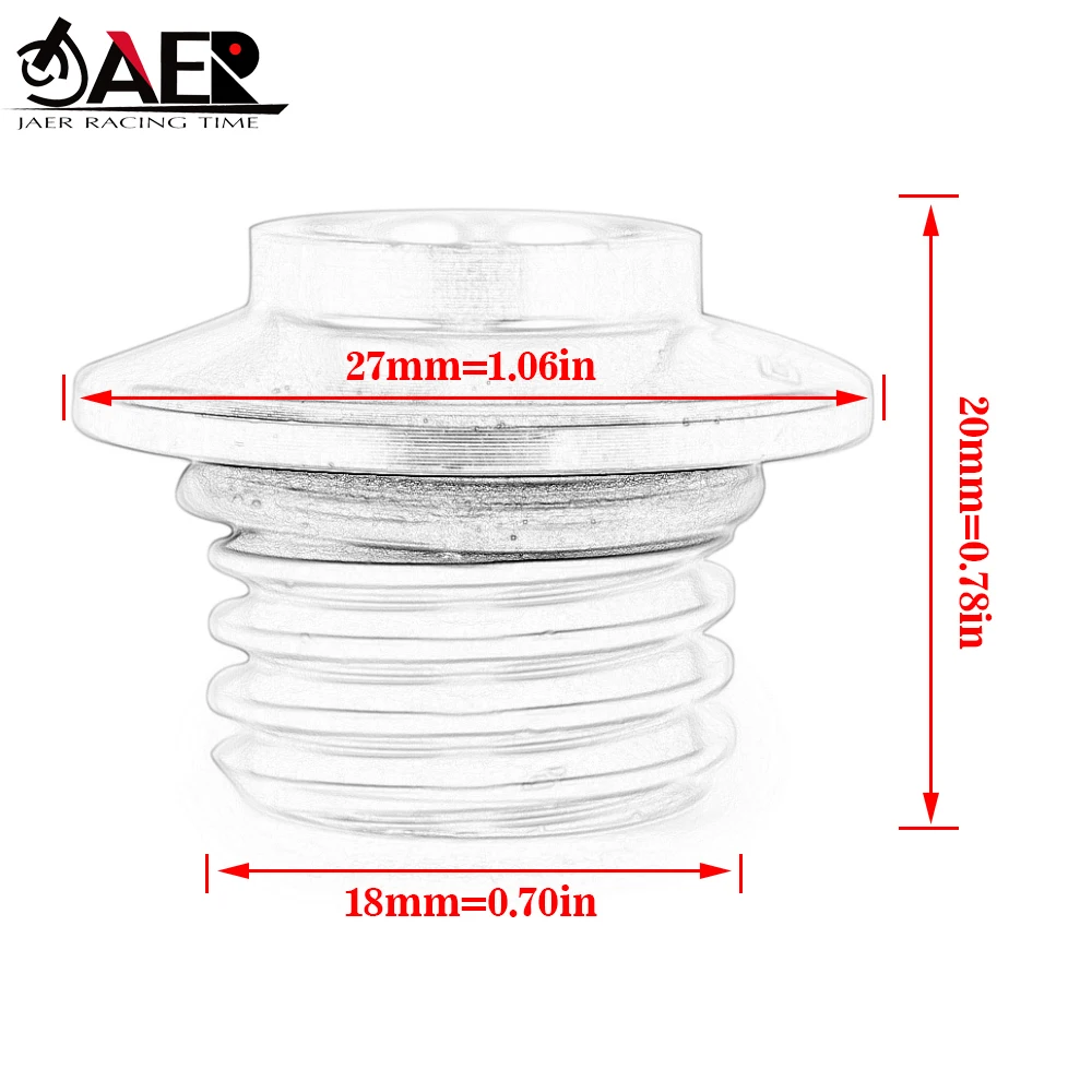 CNC Engine Oil Filter Cup Plug Cover Screw for Honda CB600F HORNET CB650F CB125F CB300F CB500F CBF600 CB500X CB1000R CB1100