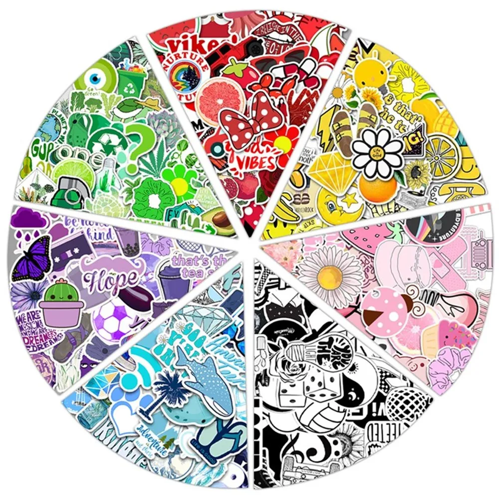 

50pcs Vsco INS Style Sticker Anime For Laptop Case Car Skateboard Motorcycle Girl For Kids Children Toys Cool Animal PVC Sticker