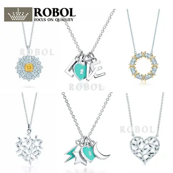 

XL TFB TTFF Original Sterling Silver 925 High Quality Charm Bracelet FOR Woman Engraved Inscription Original Model Product