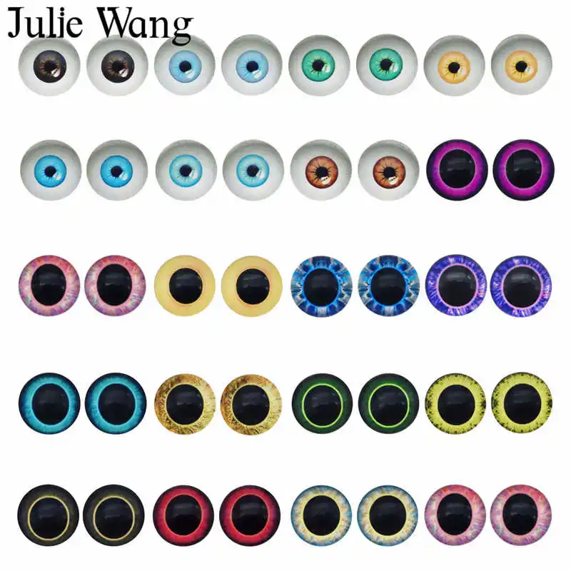 Julie Wang 6 30 мм в паре глаза Дракона фотоэлемент круглые зрачки стеклянные