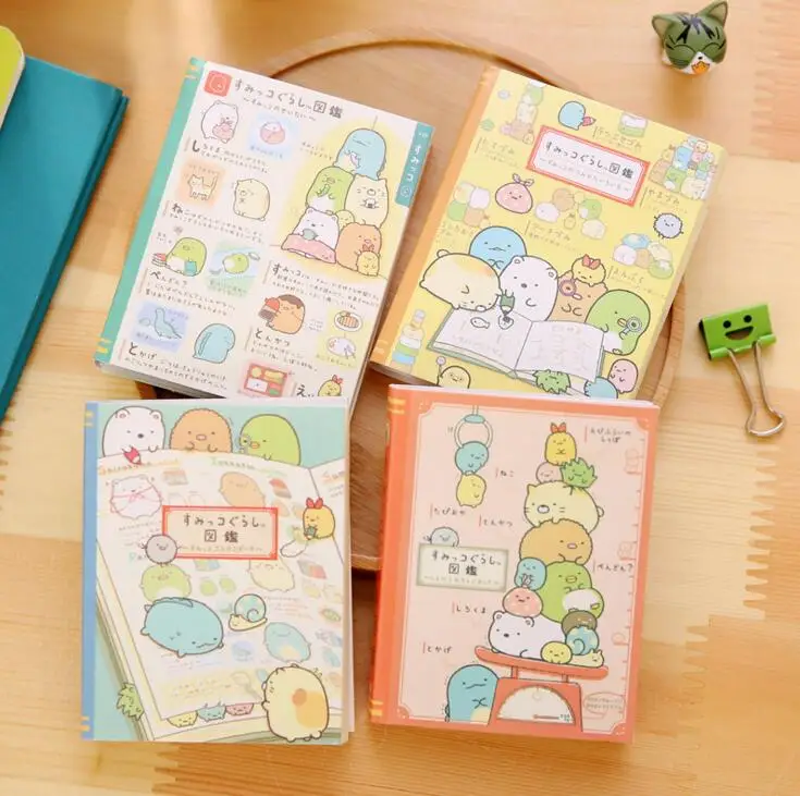 Милый Sumikko guurashi 4 складной блокнот для заметок N Times Sticky Notes memo закладки для блокнота подарочные канцелярские товары