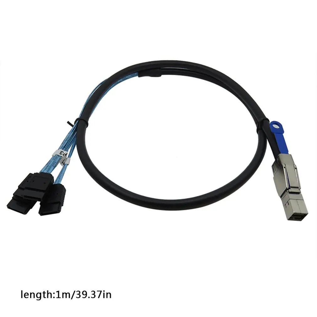 Мини Sas высокой плотности Sff-8644 к 4Sata7P 12 Гб сервер внешний жесткий диск кабель