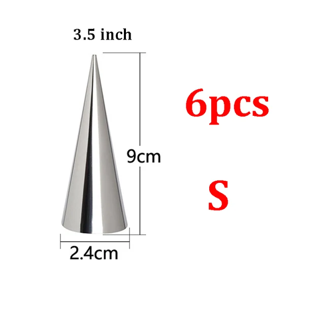 6pcs S Conical