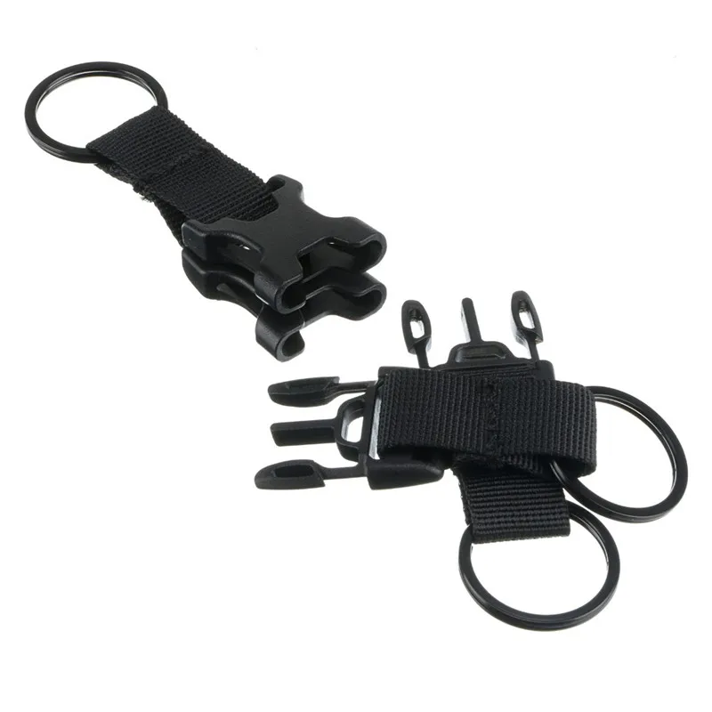 Molle Tactical Backpack Belt Buckle Double Key Chain Quick Release Buckle