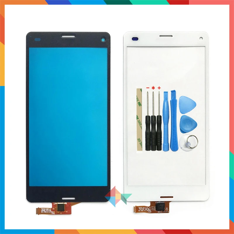 Высокое качество 4," для sony Xperia Z3 mini Z3 Compact D5803 сенсорный экран дигитайзер Переднее стекло объектив сенсорная панель