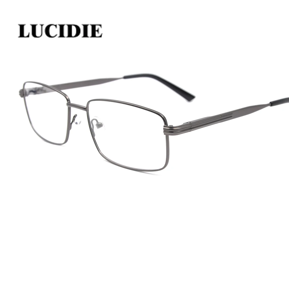 Lucidie, классические модные мужские и женские очки, оправа, черный металл, прозрачные линзы, по рецепту, оптическая оправа, очки