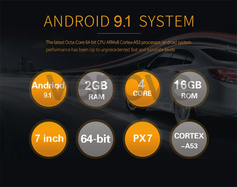 Android 9,1 автомобильный DVD мультимедийный стерео плеер " 2din автомобильный Радио gps навигация для Toyota RAV4 Rav 4 2007 2008 2009 2010 2011