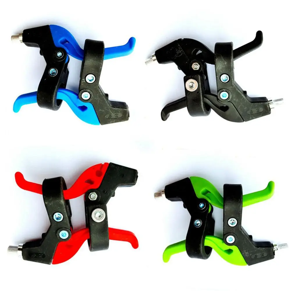 1Pair Plastic Kids Children Bicycle Brakes Universal Lightweight Twin Bicycle Brake Levers Set Mountain Bike Brake Accessories
