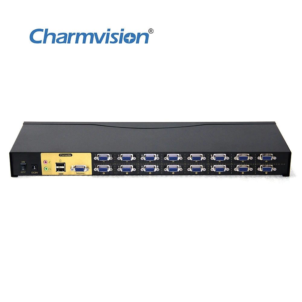 Charmvision VK1601A 16 портов USB KVM коммутатор с двухсторонним аудио горячим ключом