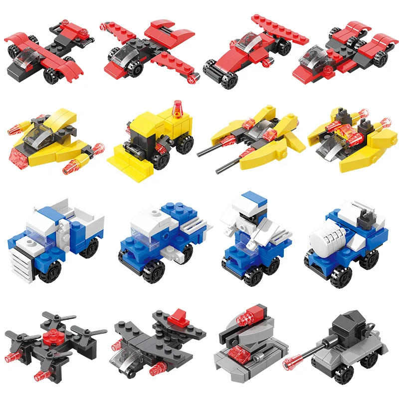 

Lele Brothers Mini Machinery Gift Box CHILDREN'S Toy Educational Toy Compatible LEGO Building Blocks