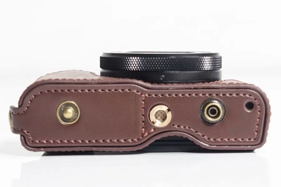 Чехол из искусственной кожи для камеры sony RX100 RX100 II III RX100 IV V RX100 VI M7 M6 M5 M4 M3 M2 чехол с ремешком