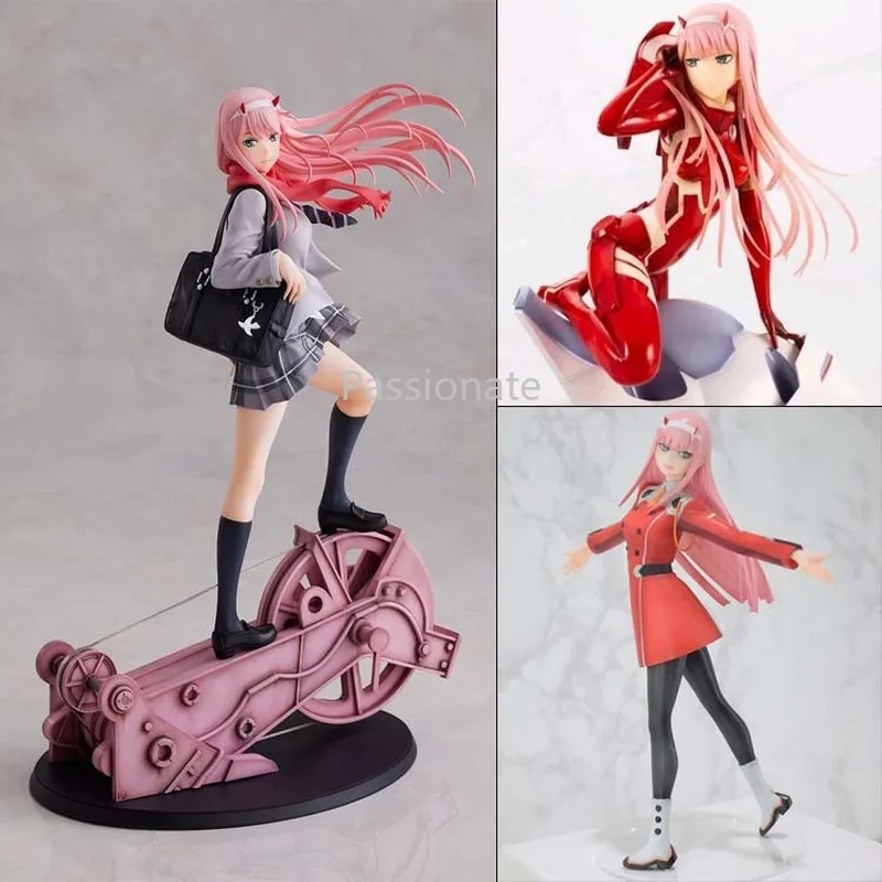 

New Darling in the FRANXX Action Figure Zero Two 02 red clothes sexy bunny girl PVC Collectible Model Gift Anime Doll Toy