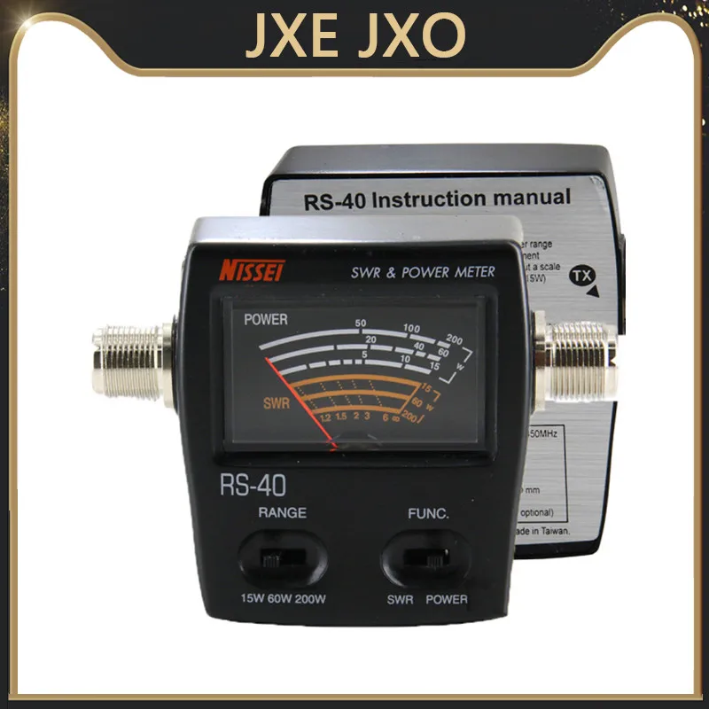 Power SWR Meter NISSEI RS-40 for HAM Mobile Radio Measurable 144/430mHz 200W RS40 VHF UHF | Мобильные телефоны и
