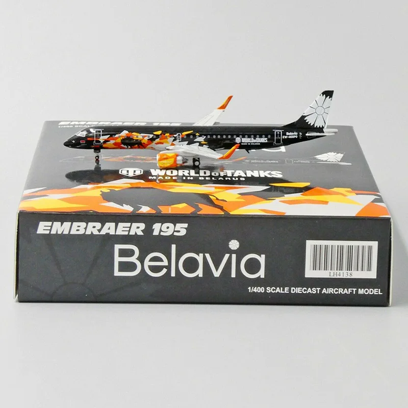 1/400 масштаб 9 см Boeing ERJ190-200LR 1:400 EW-400PO модель самолета, игрушка самолет из сплава, подарок, сувенир