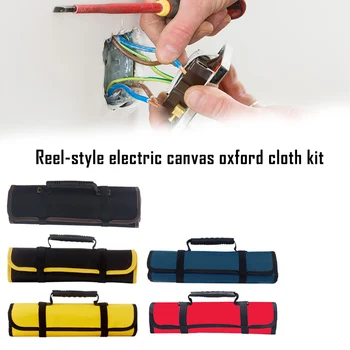 

Multifunction Oxford Canvas Storage Hand Tool Bag Waterproof Folding Wrench Bag Tool Roll Storage Pocket Tools