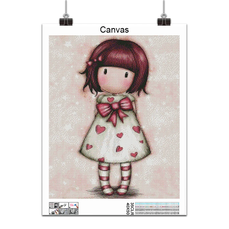 5D DIY Diamond Painting Kit Paint Cartoon Girl princess Picture Home Decor Full Square&Round embroidery mosaic Cross stitch art diamond painting painting set