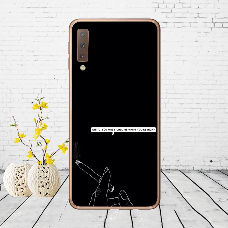 K46 Чехол для samsung Galaxy A7 силиконовый чехол для телефона с принтом чехол-накладка на заднюю крышку для samsung A7 A750 A750F 6,0 дюймов - Цвет: K46