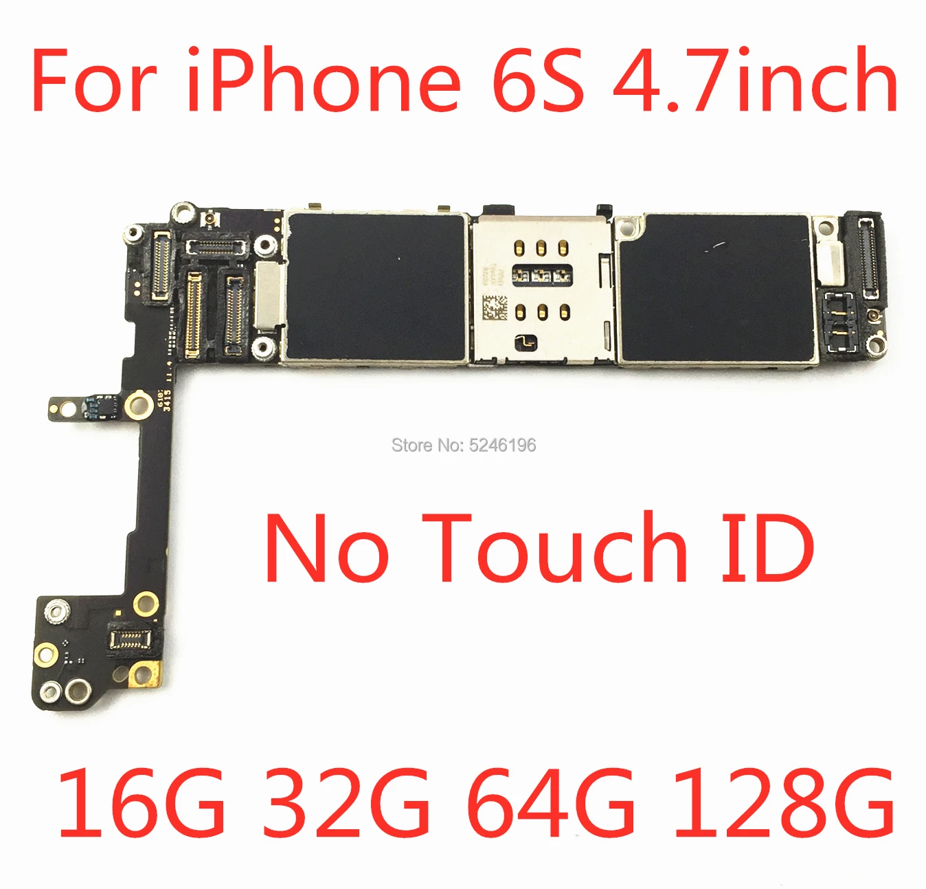 Полностью разблокированная для iPhone 6S материнская плата официальная версия материнская плата с полным чипом с/без Touch ID 16G 32G 64G 128G