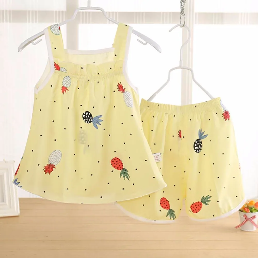 Baby Girls Clothes Set Shirt Shorts Suit 2pcs kids clothing set girls clothing set