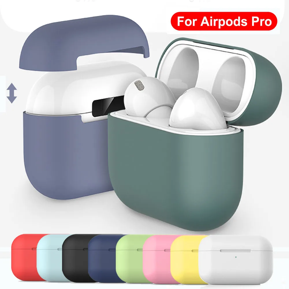 Для Apple Airpods Pro Чехол для зарядного устройства силиконовый защитный чехол 1/2