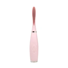 Звуковая силиконовая электрическая зубная щетка для ухода за полостью рта Отбеливание зубов водонепроницаемый Глубокая чистка USB перезаряжаемая зубная щетка