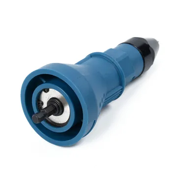 

Electric Rivets Nut Gun Cordless Riveting Drill Adaptors Insert Tools Set Kit