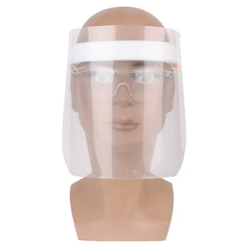 

3Pcs Safe Durable Gadget Tool Cooking Kitchen Mask Face Protection Dustproof Home Transparent Oil Splash Proof House Clean