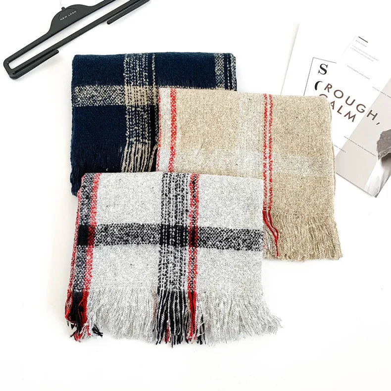 

New Great Lattice Ring Sand Scarf for Autumn and Winter in Europe and America