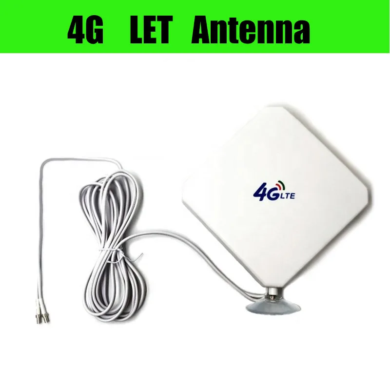 Antenna MIMO a banda larga direzionale 35dBi da esterno 3G 4G LTE ad alto guadagno 3 metri Antenna a pannello RG174 For Router