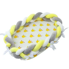 6 цветов портативное детское гнездо кровать кроватка путешествия новорожденных кроватки Детская спальное гнездо детская колыбель детская кроватка с амортизатором